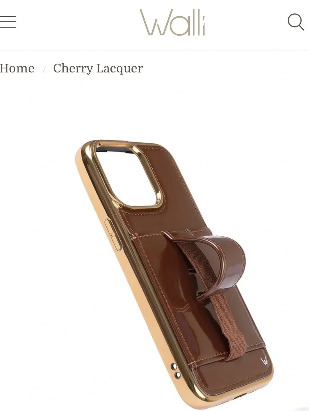 Walli Cherry Lacquer Phone Case for iPhone 14 Pro